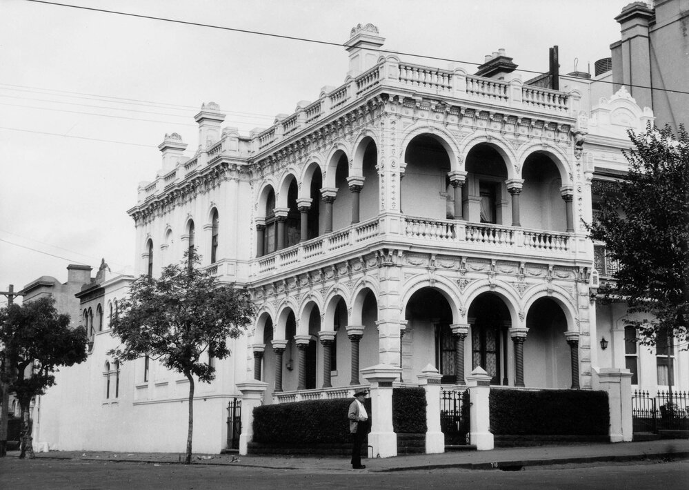 A large dwelling in Nicholson Street, Fitzroy, Melbourne.