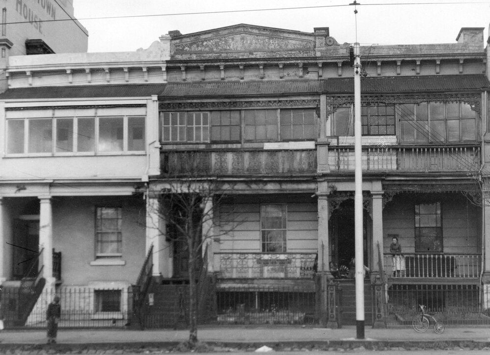Houses in Nicholson Street, Fitzroy, Melbourne.