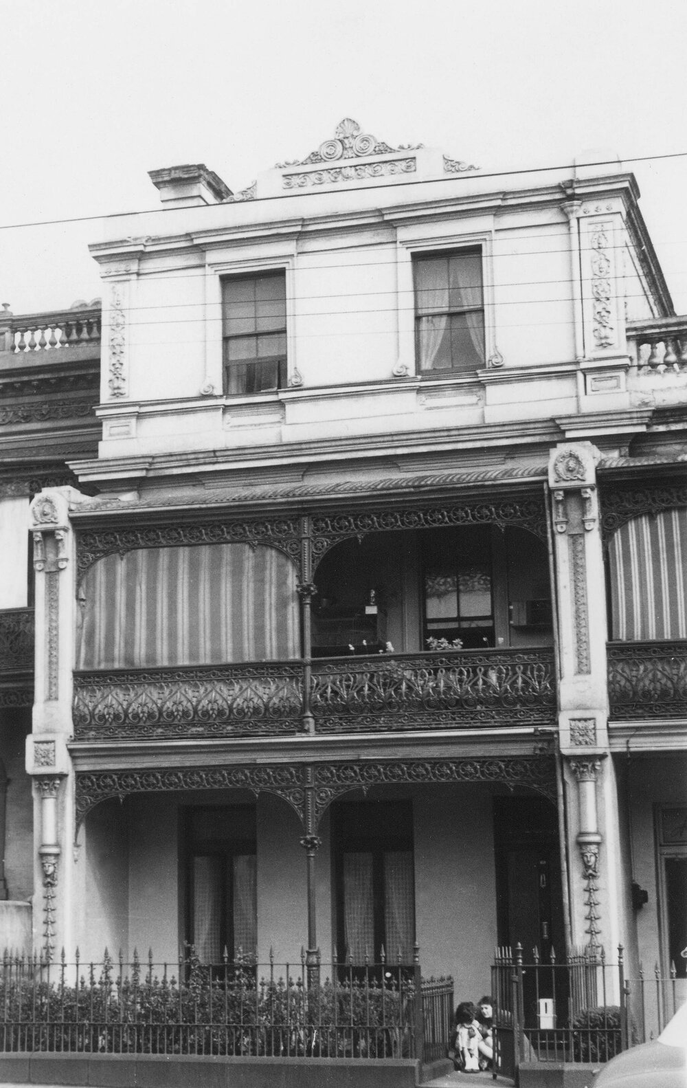 A house in Brunswick Street, Fitzroy, Melbourne.