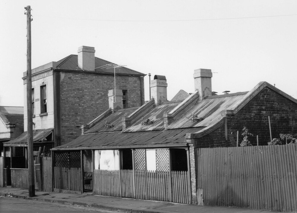 Houses in Atherton Street, Fitzroy, Melbourne.