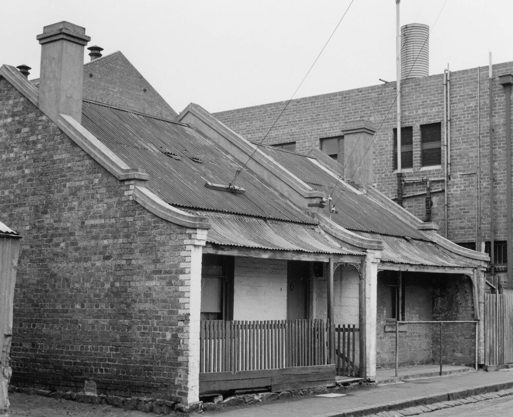 Houses in Hertford Street, Fitzroy, Melbourne.