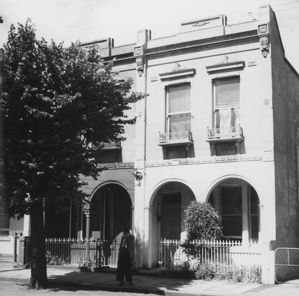 Houses in Napier Street, Fitzroy, Melbourne.