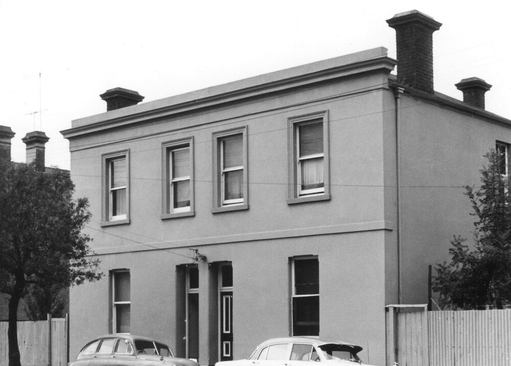 Houses in Palmer Street, Fitzroy, Melbourne.
