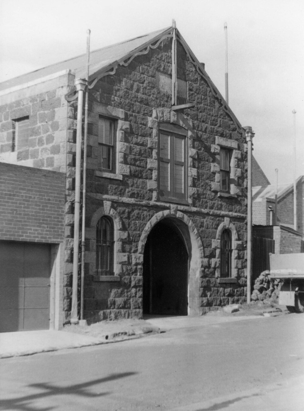 Bluestone store in Baylie Place, Geelong, Victoria.