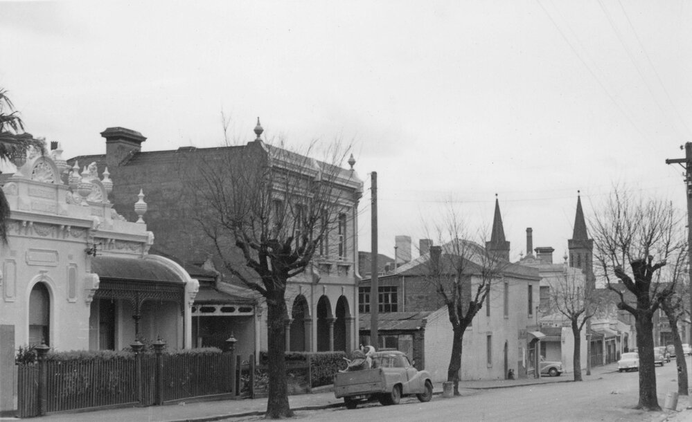 Houses in Hanover Street, Fitzroy, Melbourne.