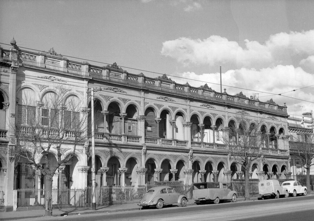 Houses in Nicholson Street, Fitzroy, Melbourne.