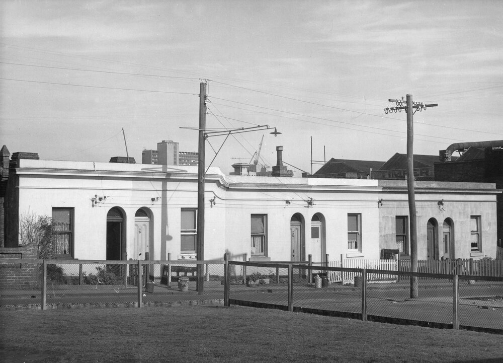 A group of houses in Condell Street, Fitzroy, Melbourne.