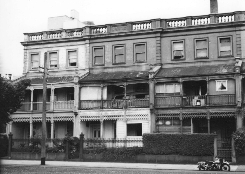 Houses in Fitzroy Terrace, Clarendon Street, East Melbourne.