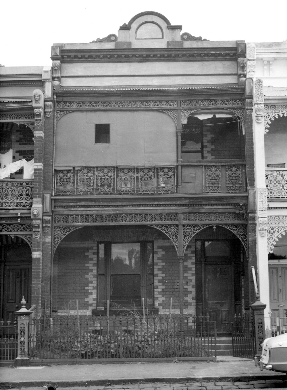 A house in Bell Street, Fitzroy, Melbourne.