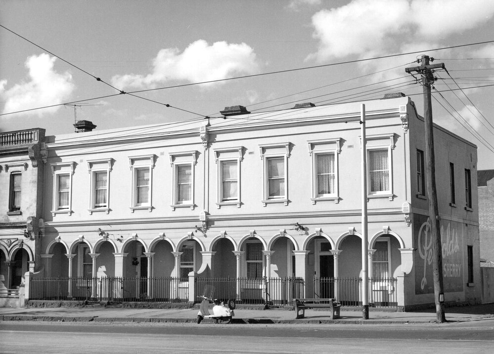 Houses in Nicholson Street, Fitzroy, Melbourne.