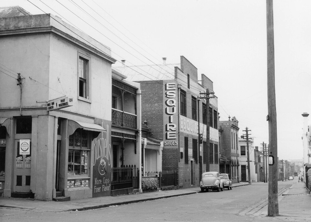 Buildings in Fitzroy Street, Fitzroy, Melbourne.