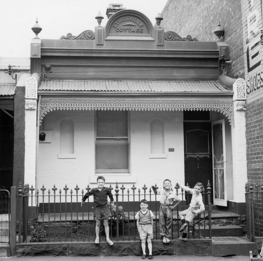 A house in Fitzroy Street, Fitzroy, Melbourne.