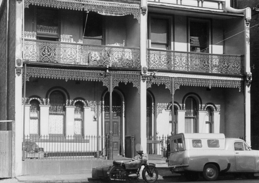 Houses in King William Street, Fitzroy, Melbourne.