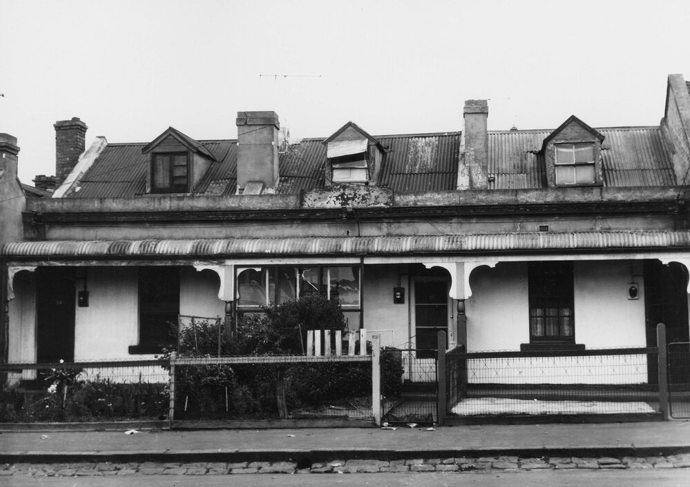 Dwellings in Palmer Street, Fitzroy, Melbourne.