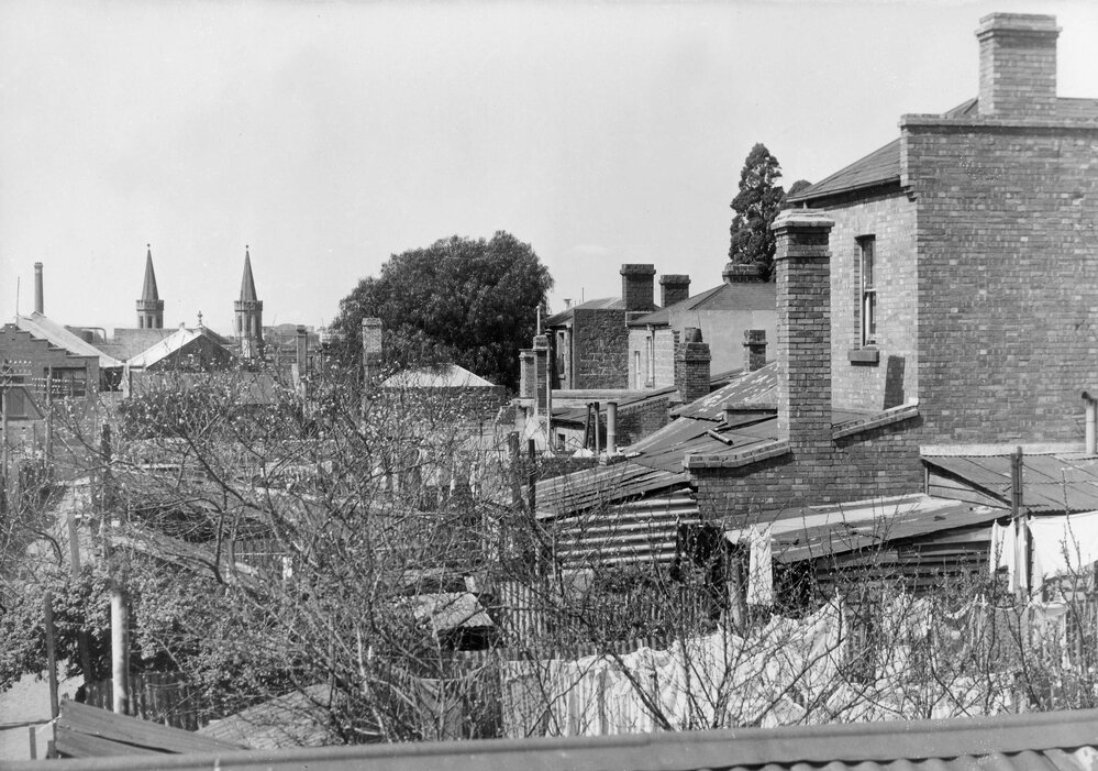 Houses in Hanover Street, Fitzroy, Melbourne.