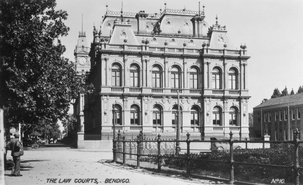 The Law Courts, Pall Mall, Bendigo, Victoria.
