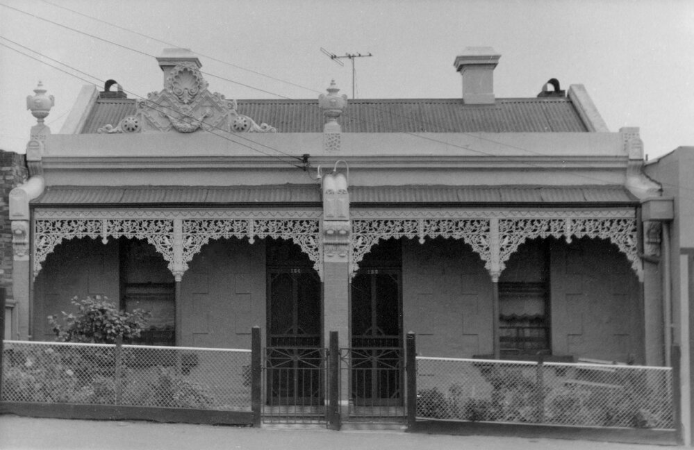 Dwellings in Barkly Street, Carlton, Victoria.