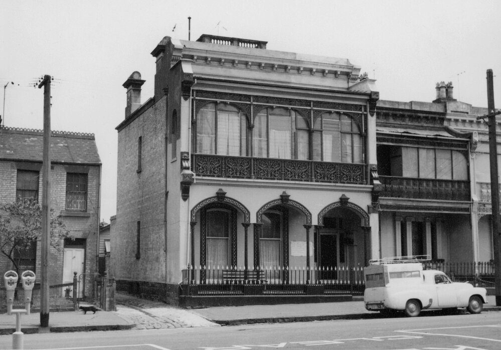 A dwelling in Barry Street, Carlton, Victoria.
