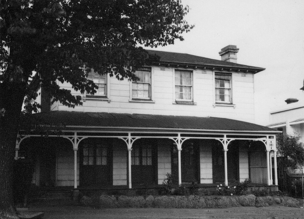 A timber dwelling in Jolimont Square, Jolimont, Victoria.