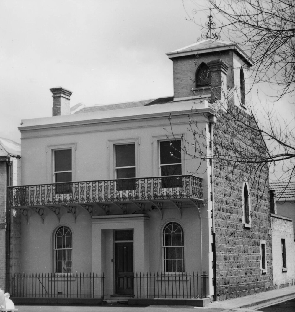 A dwelling in Drummond  Street, Carlton, Victoria, known as "The Weather House" and "Cinnabar".