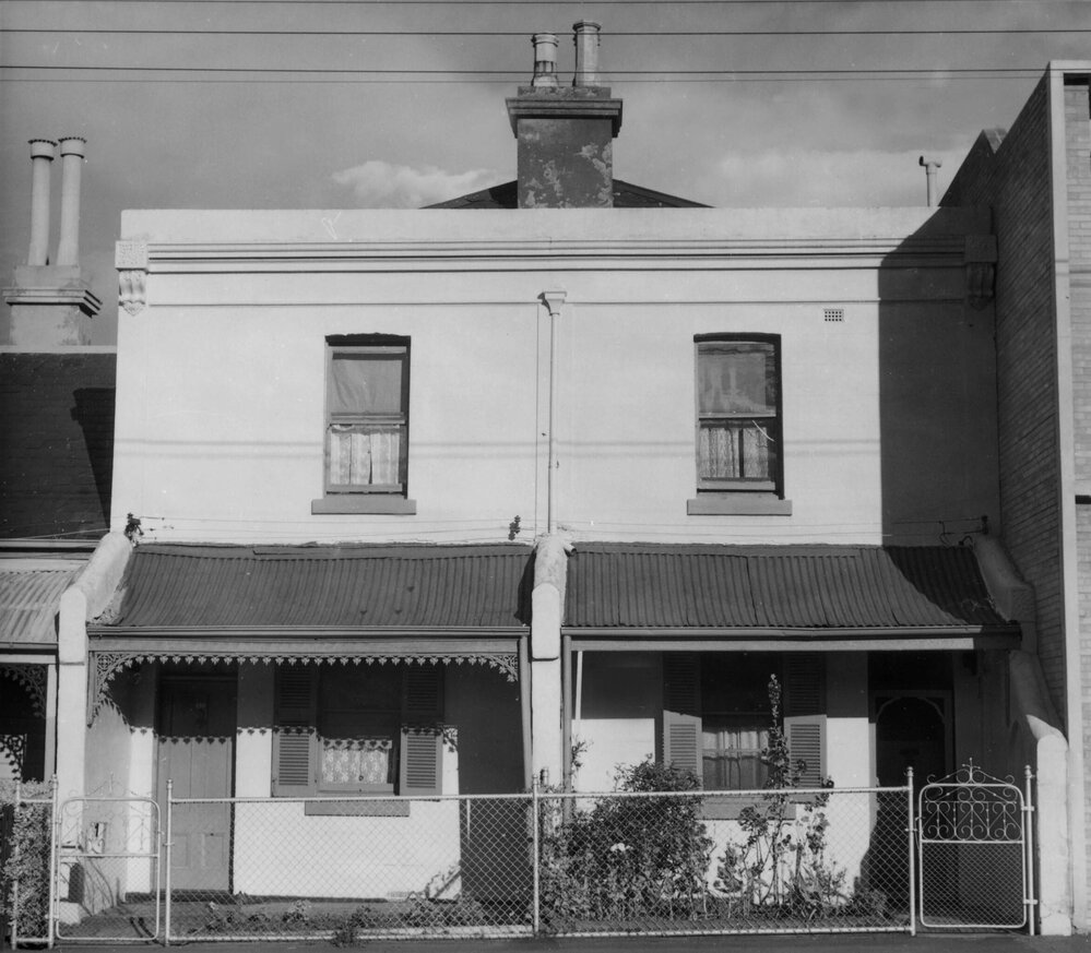 Dwellings in Cardigan Street,  Carlton, Victoria.