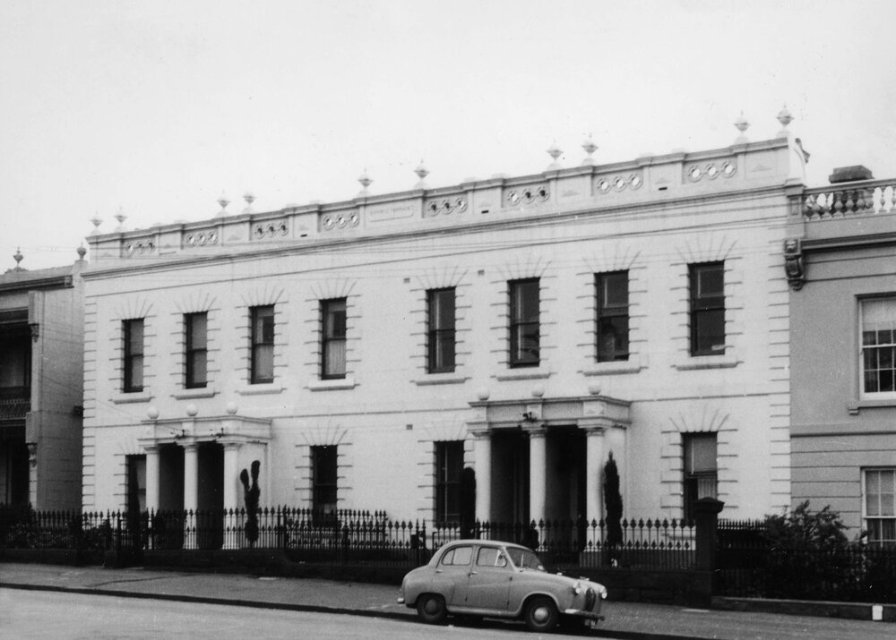 "Cypres Terrace" a group of dwellings in Hotham Street, East Melbourne, Victoria.