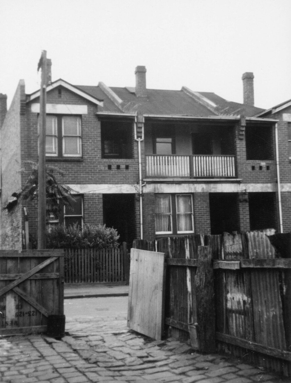 Dwellings in Fitzroy Street, Fitzroy, Victoria.
