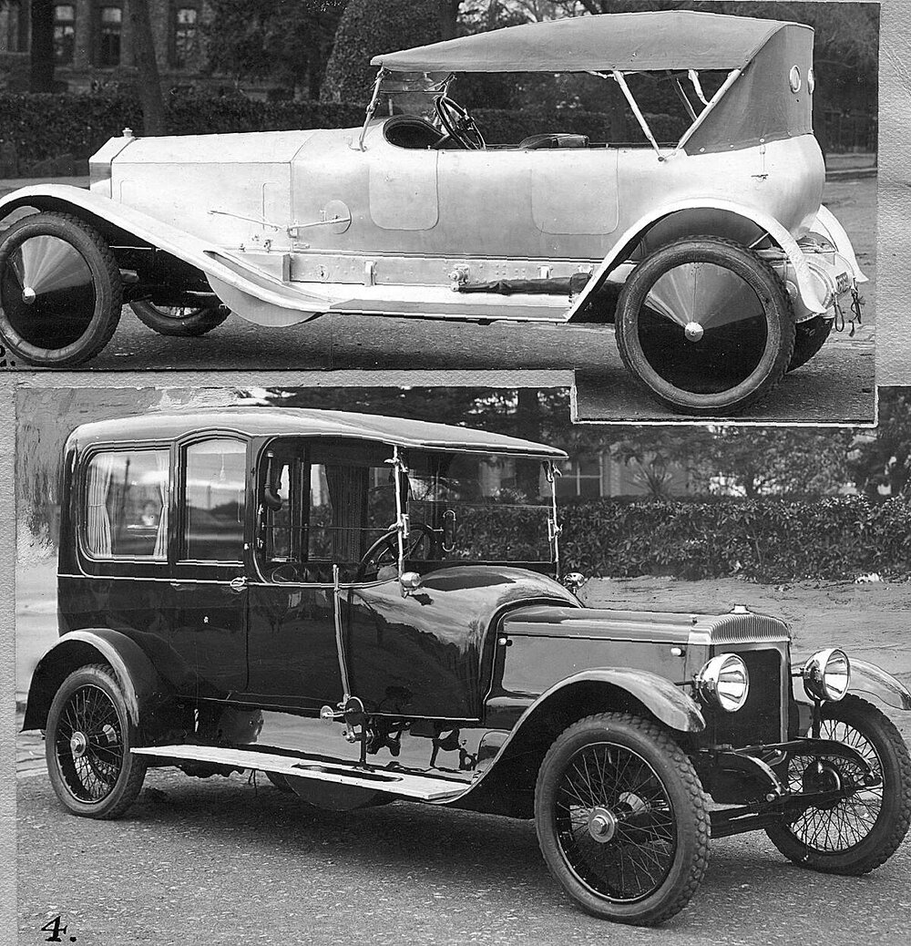 Motor Cars, Buses, Unidentified.