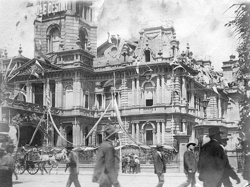 Sydney Town Hall,  Sydney, 1901.