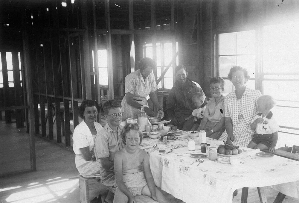 Harry Bishop and family.