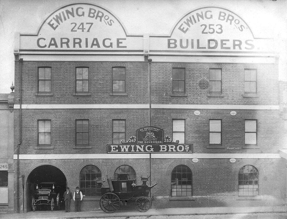 Ewing Bros. Carriage Builders.