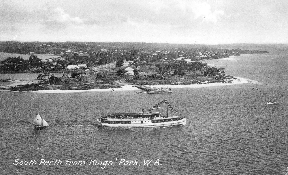 South Perth from Kings' Park, Western Australia.