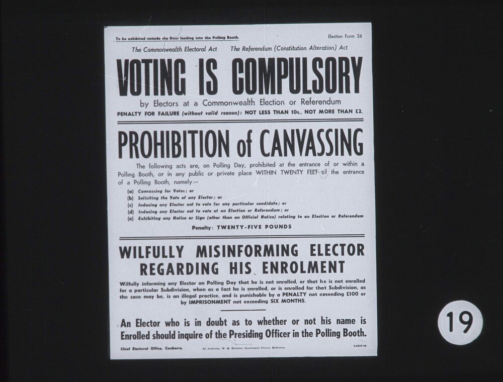 Franchise for Aborigines  No. 19