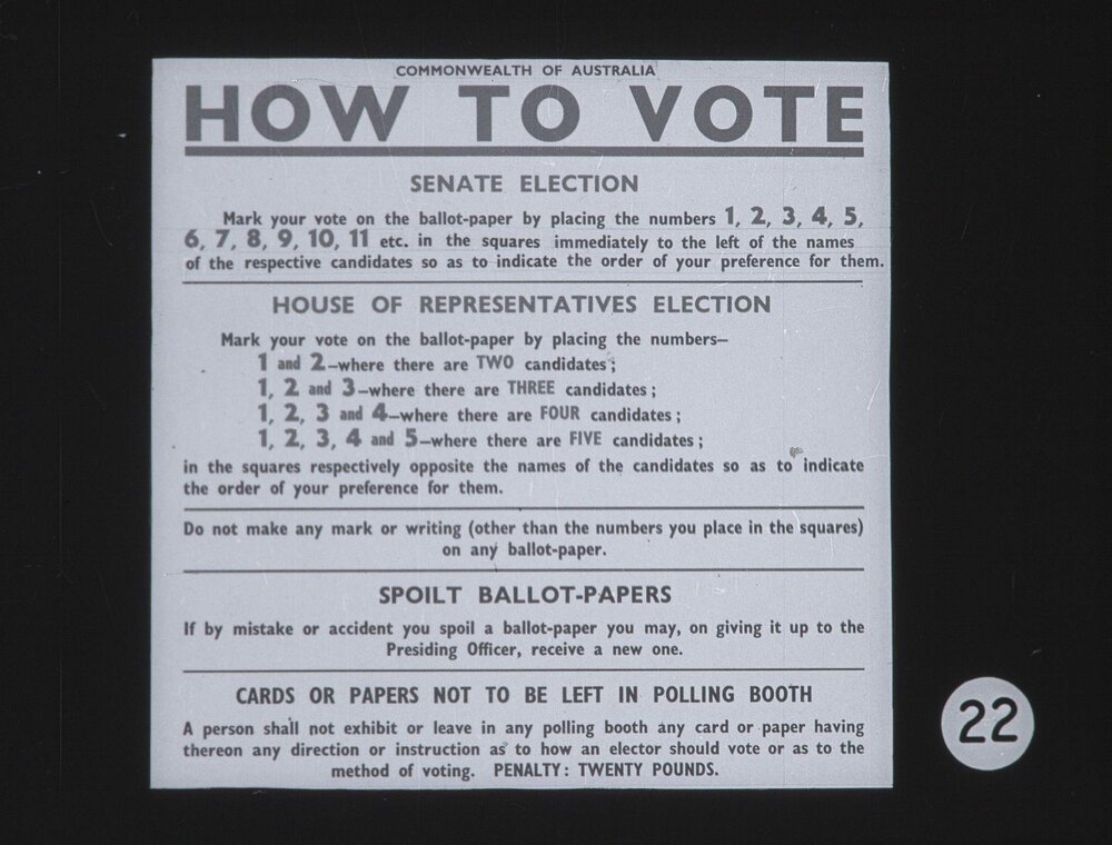 Franchise for Aborigines  No. 22