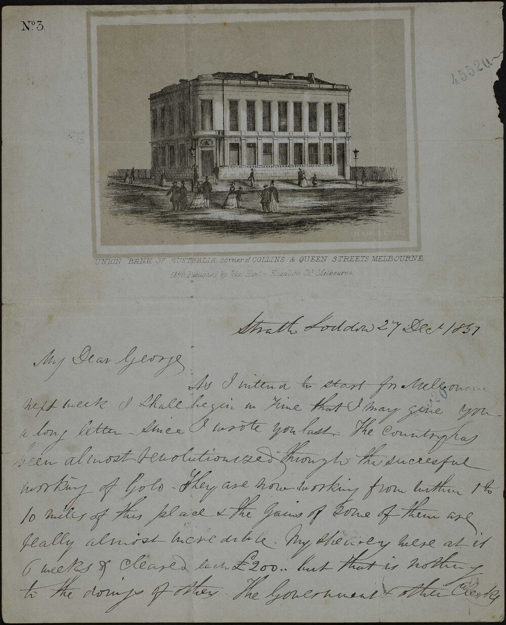 James Butchart, Strath Loddon, to brother