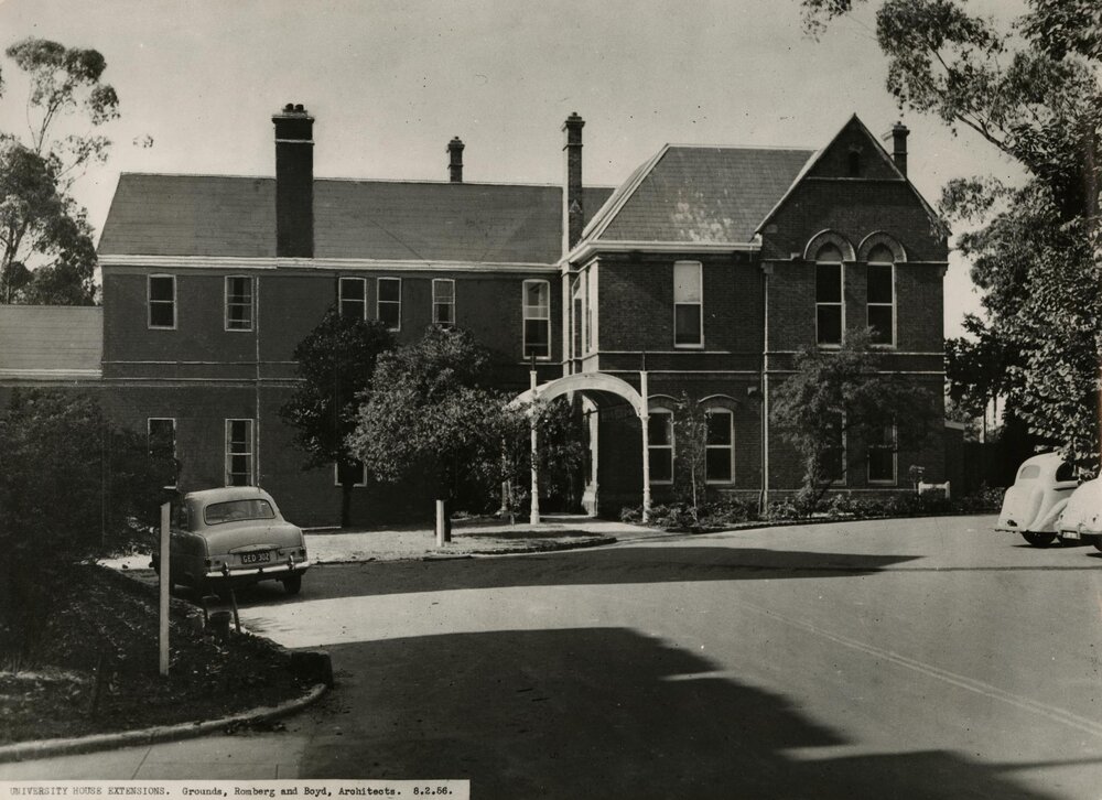 University House Extensions, University of Melbourne, 8 February 1956.