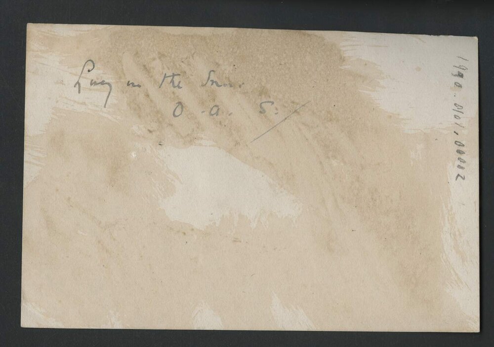 Lucy Rooke in the snow