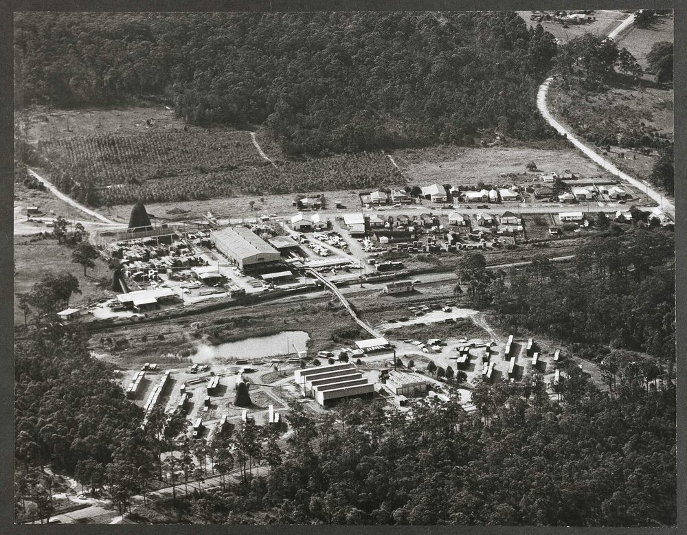 [Heron's Creek Timber Mills] Aerial of plant