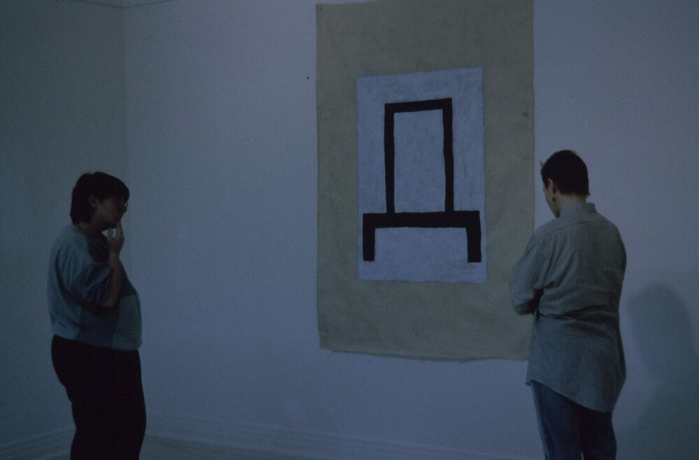 Rosemary Nolan: Paintings on Hessian