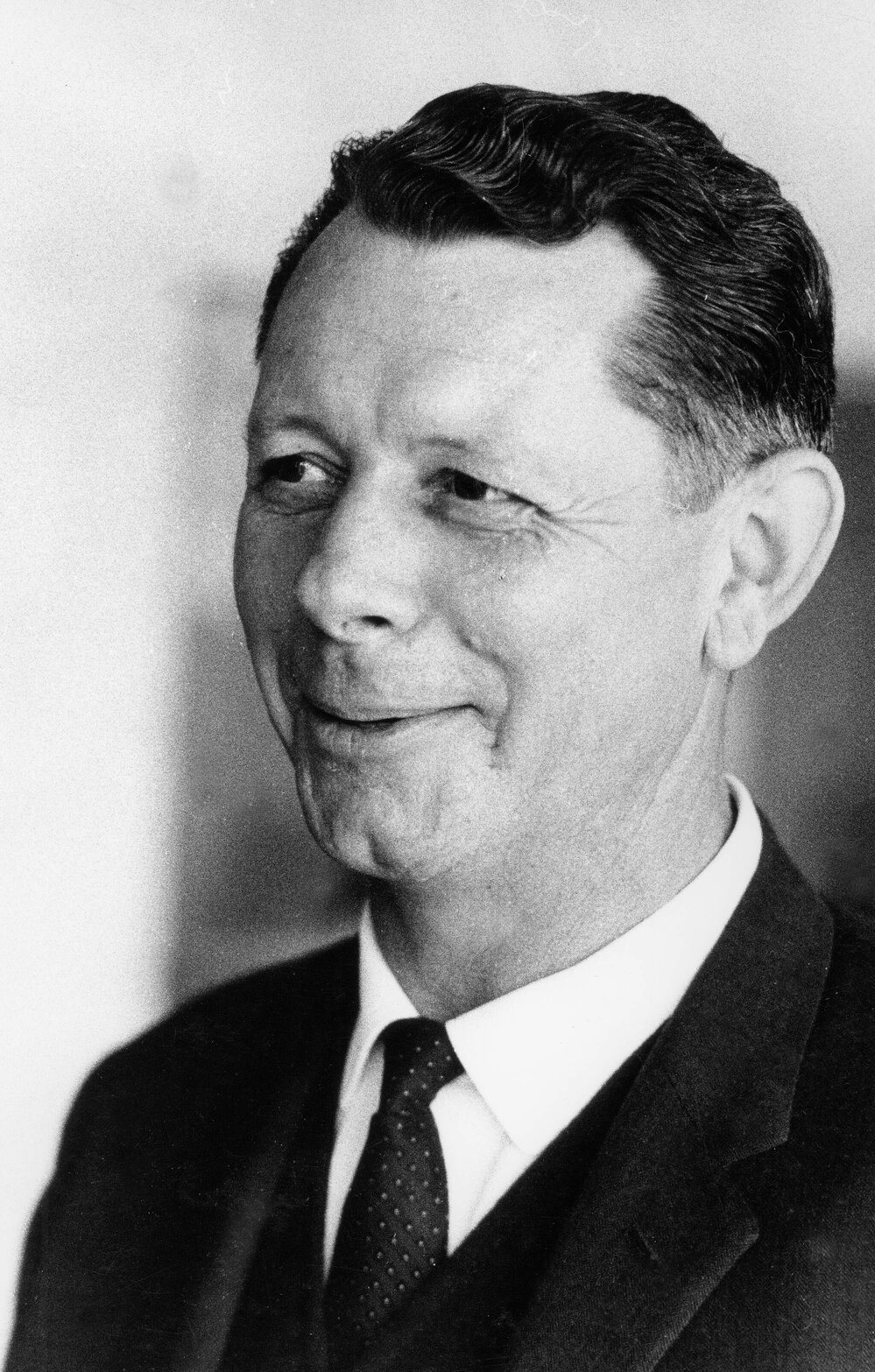 Portrait of Ted Bennett, Secretary of the New South Wales Branch of the Printing and Kindred Industries Union.