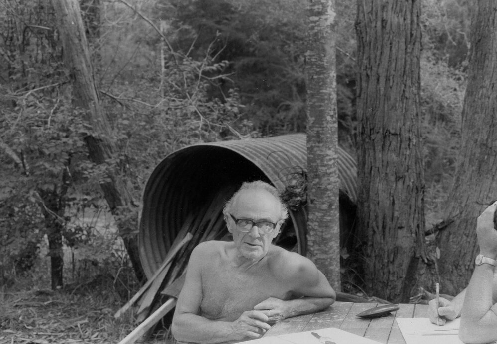 Bernie Taft at Camp Eureka, Yarra Junction, Victoria in 1982.