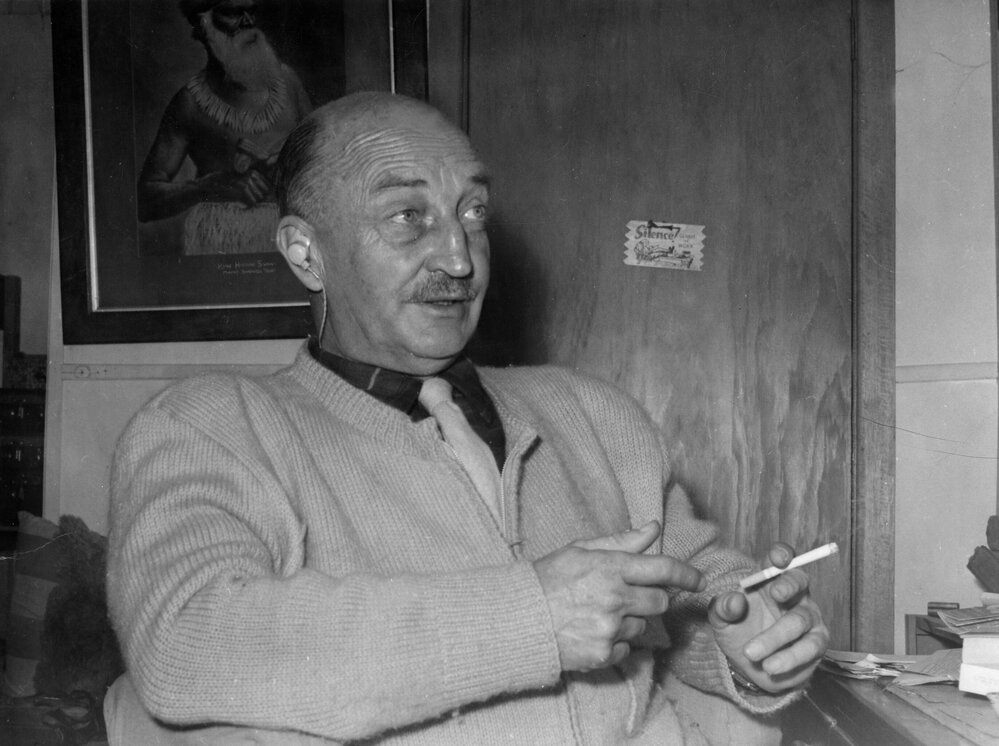 Portrait of Alan Marshall.