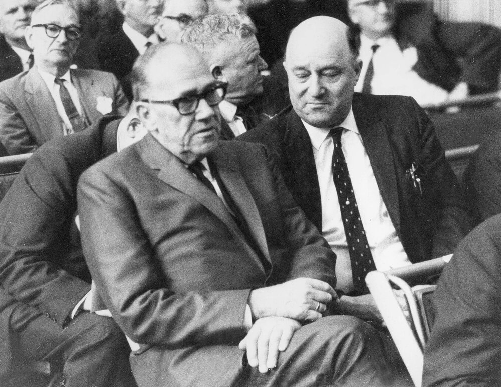 Two Australian Workers Union officebearers.