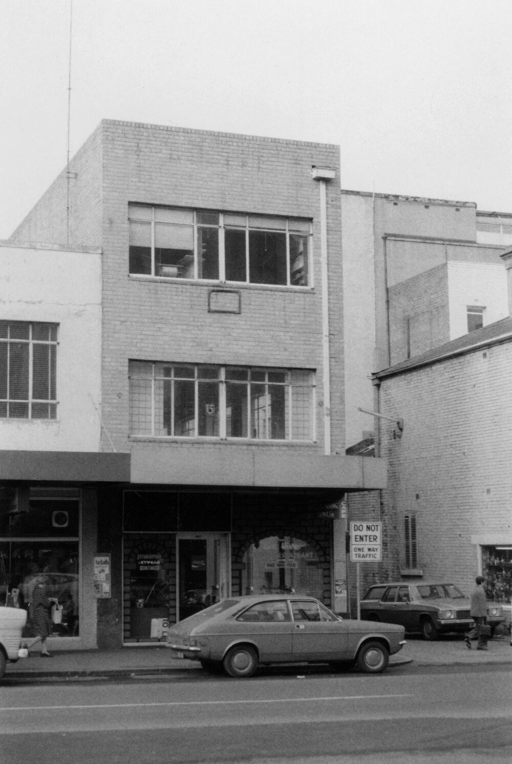A three storey  building at  197 Lonsdale Street,  Melbourne.