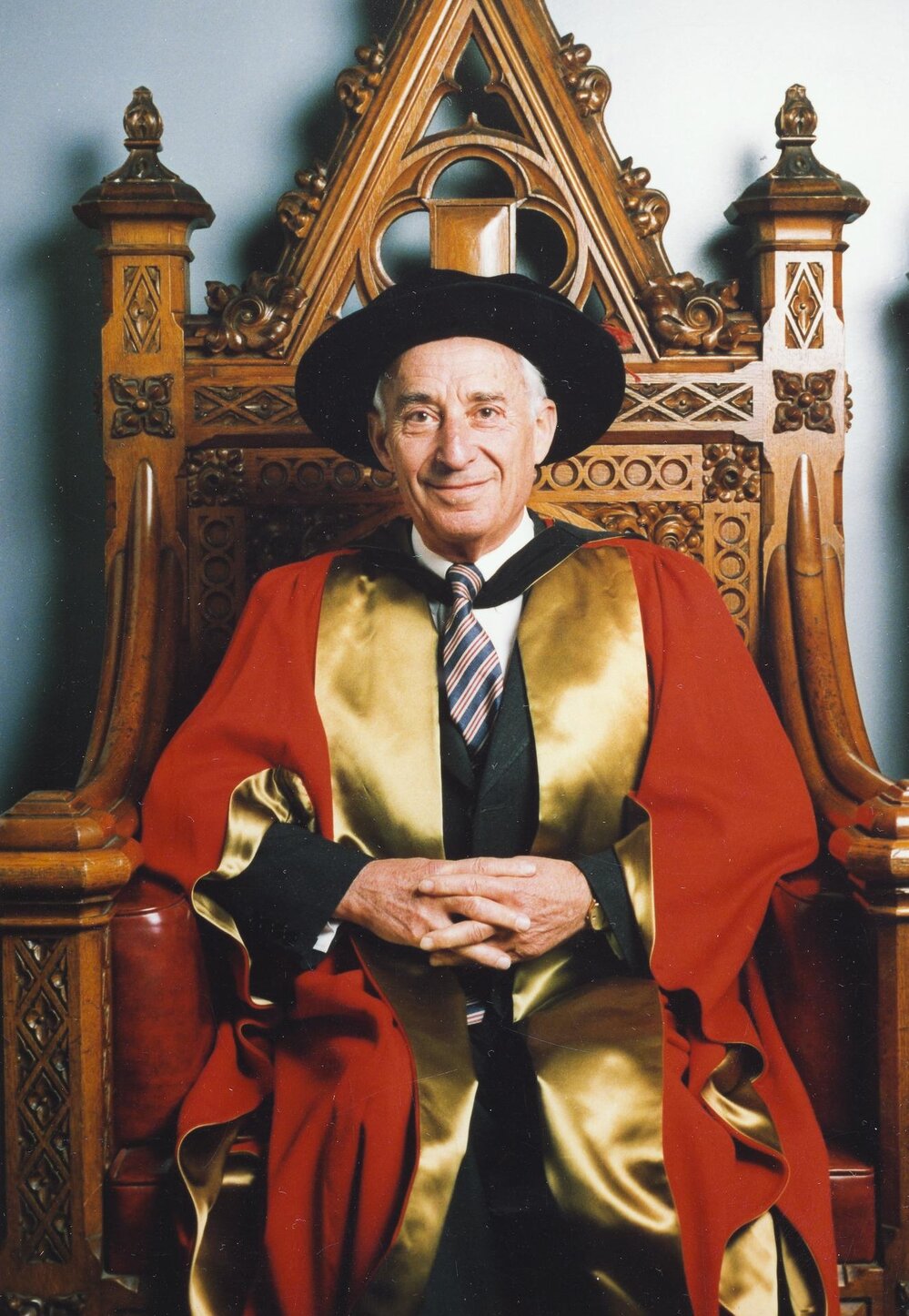 Professor David E. Caro, 12 December 1987.