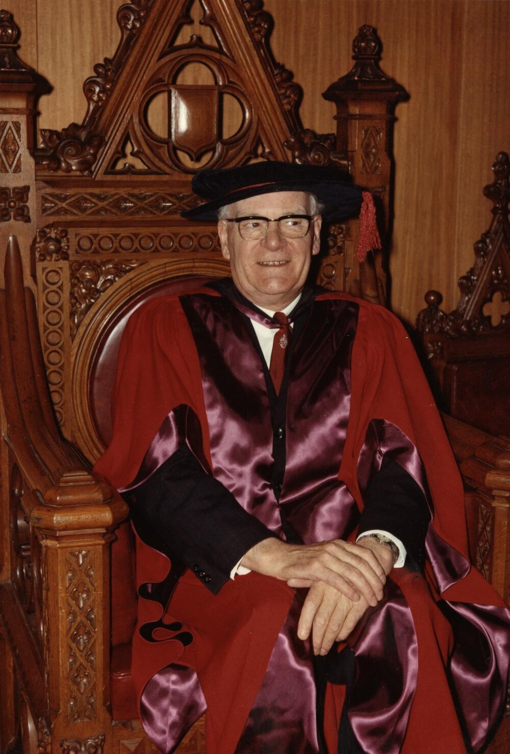 Professor Sir Alexander Robertson, 22 May 1973.