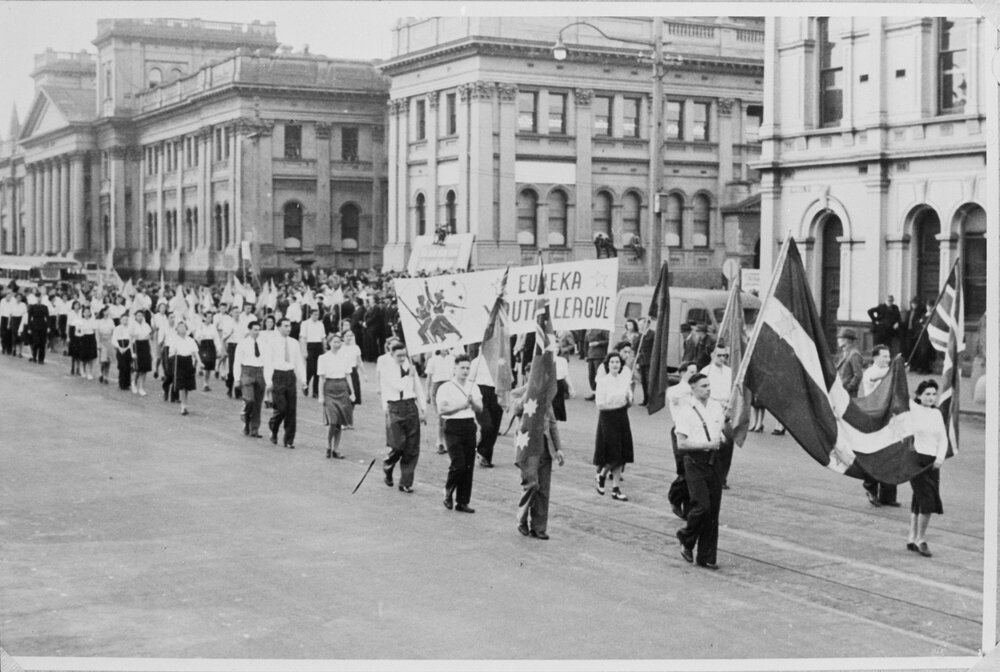 Eureka Youth League May Day March 1945
