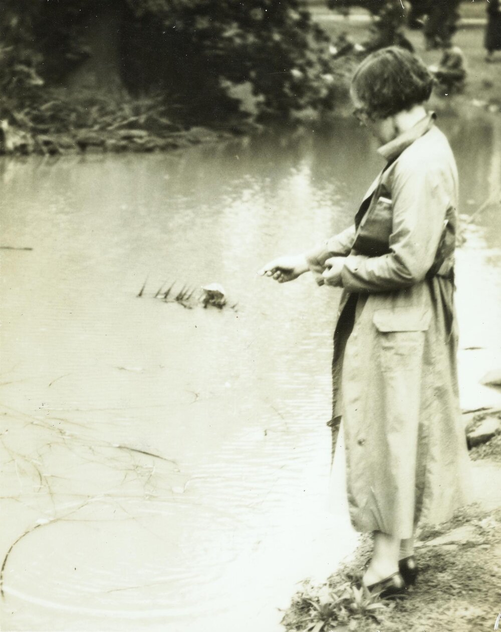 Yabby fishing contest, University of Melbourne, August 1935.