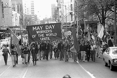 May Day march, 1975
