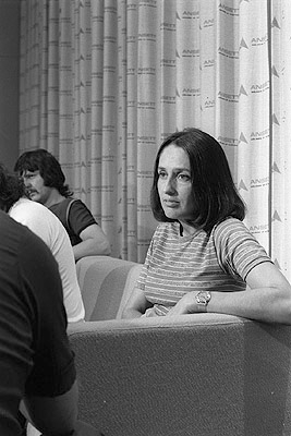 Joan Baez visit - Jan. 1974